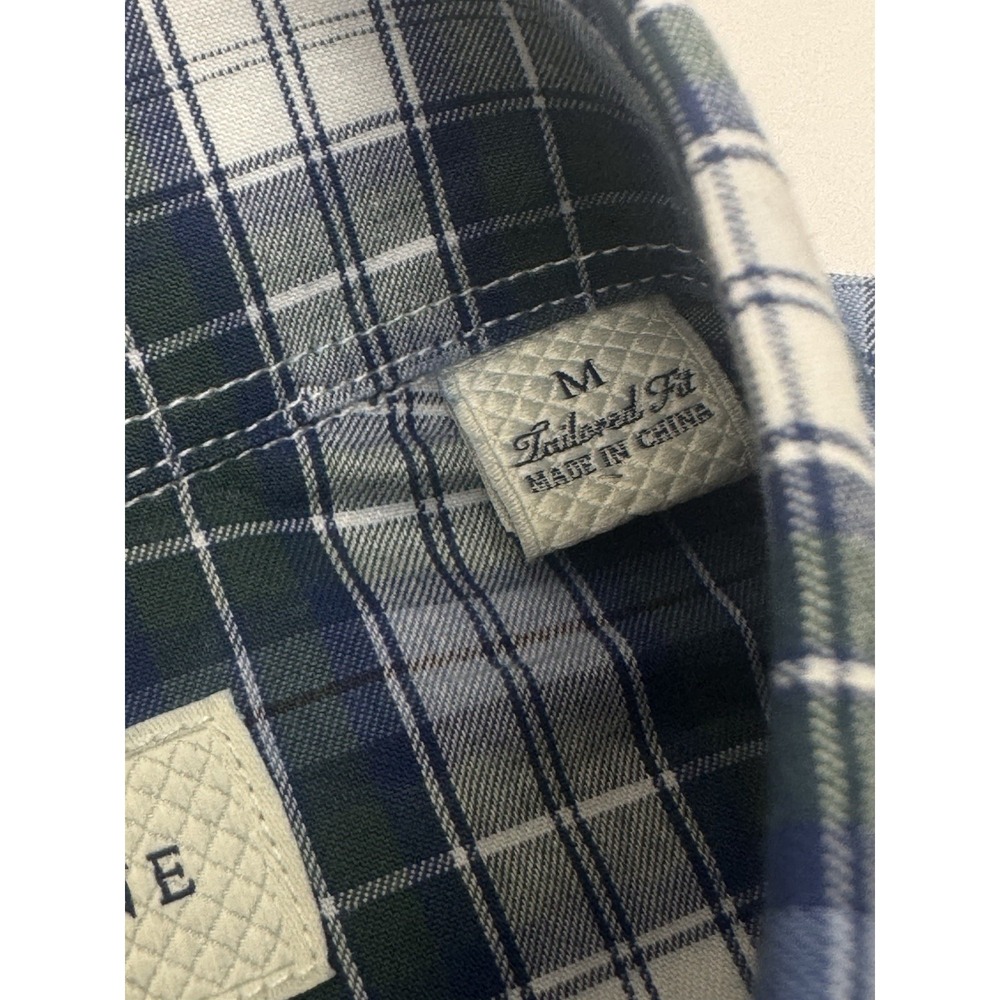 NWT Holderness & Bourne The Andrews Tailored Fit Button Down Shirt Blue MEDIUM - Picture 6 of 12